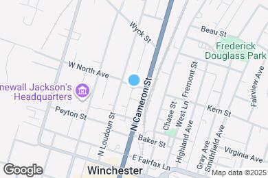 Map image of the property - 13 E North Ave