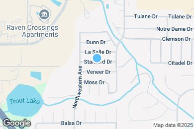Map image of the property - 653 Stanford Dr