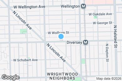 Map image of the property - 2800 N Seminary Ave