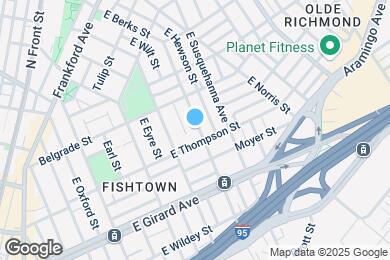 Map image of the property - 1316 E Berks St