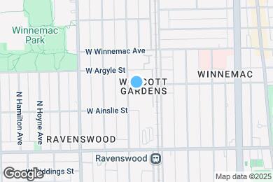 Map image of the property - 4957 N Wolcott Ave