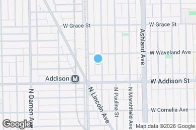Map image of the property - 3636 N Hermitage Ave