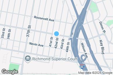 Map image of the property - 467 42nd St