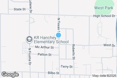 Map image of the property - 721 N Texas St