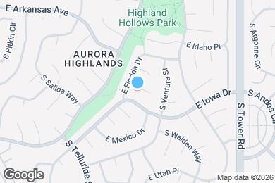 Map image of the property - 17952 E Gunnison Pl