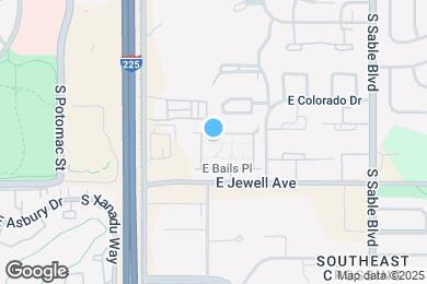 Map image of the property - 13988 E Utah Cir