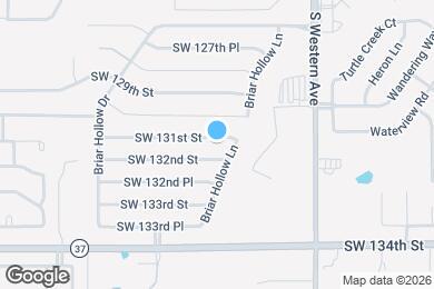Map image of the property - 1008 SW 131st St