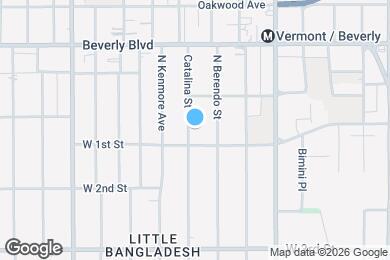 Map image of the property - 116 N Catalina St
