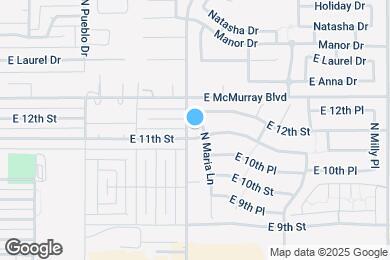 Map image of the property - 1125 N Maria Ln