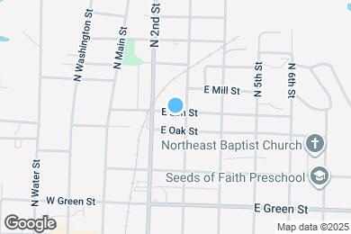 Map image of the property - 214 E Elm St