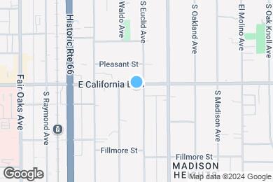 Map image of the property - California Euclid Apartments