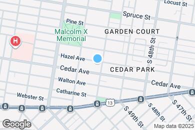 Map image of the property - 5006 Hazel Ave