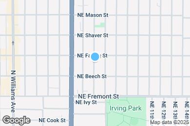 Map image of the property - 3814 NE 6th Ave