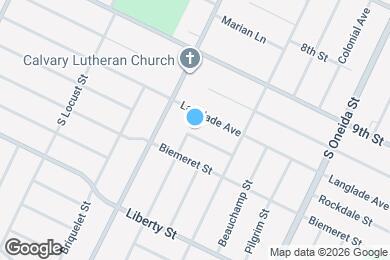 Map image of the property - 1274 Rockdale St