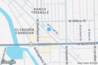 Map image of the property - 1727 N Clybourn Ave