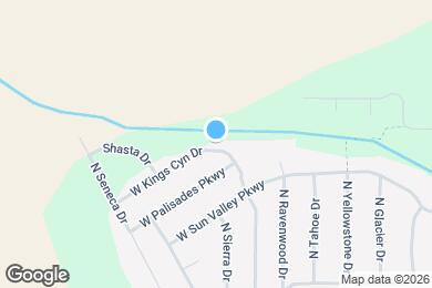 Map image of the property - 2608 W Kings Cyn Dr