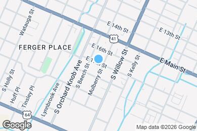 Map image of the property - 1701 Mulberry St