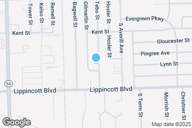 Map image of the property - 2010 Tebo St