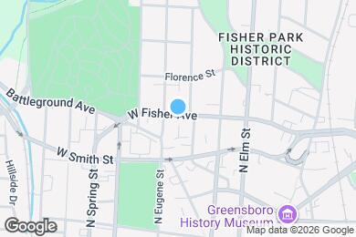 Map image of the property - 313 W Fisher Ave