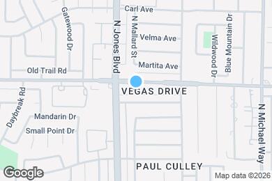 Map image of the property - 6021 Vegas Dr
