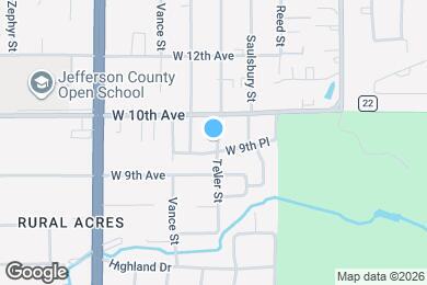 Map image of the property - 925 Teller St