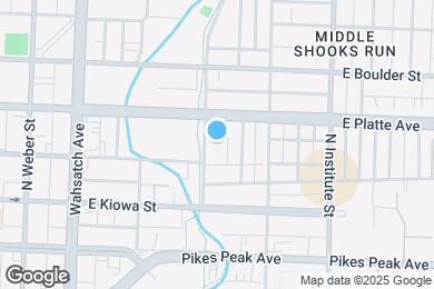 Map image of the property - 233 N El Paso St