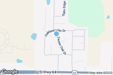 Map image of the property - 40 Center Oak Dr