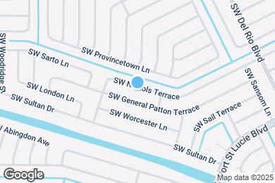 Map image of the property - 942 SW Nichols Terrace