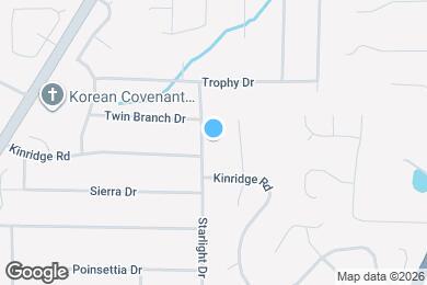 Map image of the property - 2010 Starlight Dr