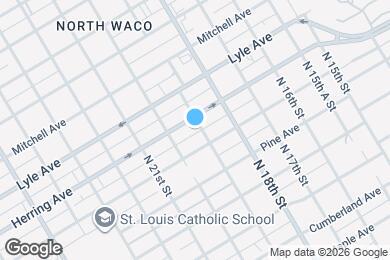 Map image of the property - 2316 N 19th St