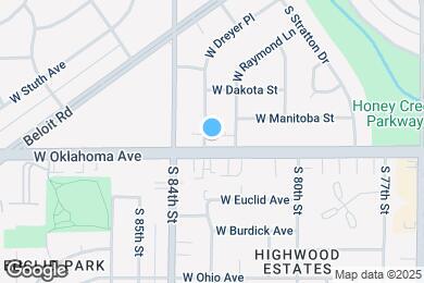 Map image of the property - 8226 W Oklahoma Ave