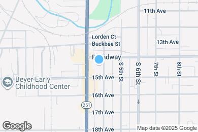Map image of the property - 1509 S 4th St