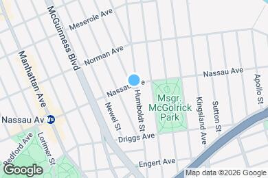 Map image of the property - 188 Nassau Ave
