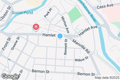 Map image of the property - 91 Hamlet Ave