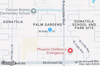Map image of the property - 11591 W Hubbell St
