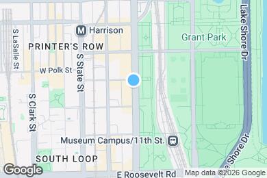Map image of the property - 814 S Michigan Ave