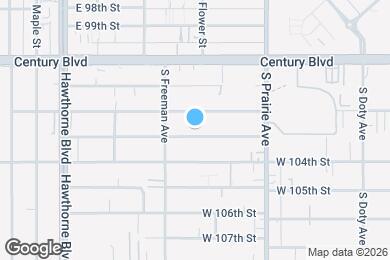 Map image of the property - 4105 W 103rd St