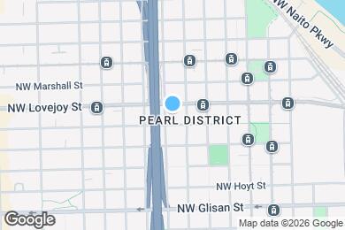 Map image of the property - 1420 NW Lovejoy St