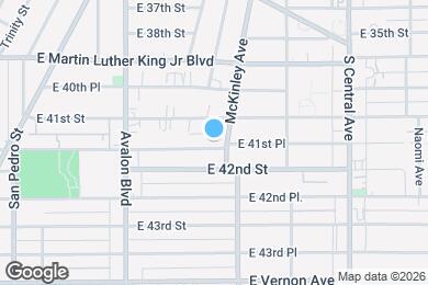Map image of the property - 789 E 41st Pl