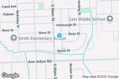 Map image of the property - 1280 Dewey St