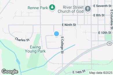 Map image of the property - 604 E 10th St