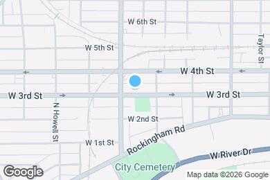 Map image of the property - 1636 W 3rd St