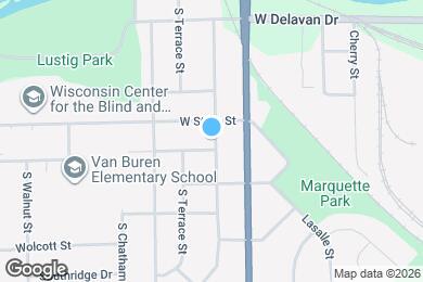 Map image of the property - 1102 Lapham St