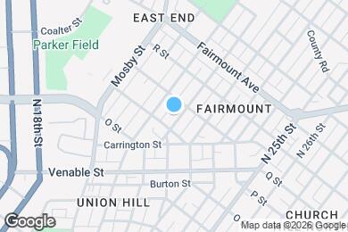 Map image of the property - 1004 1/2 N 21st St