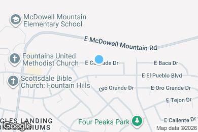 Map image of the property - 17031 E Cascade Dr
