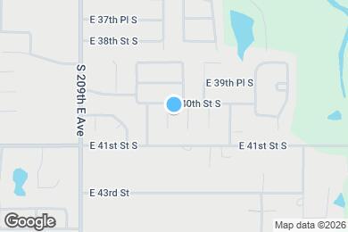Map image of the property - 4025 S 212th E Ave