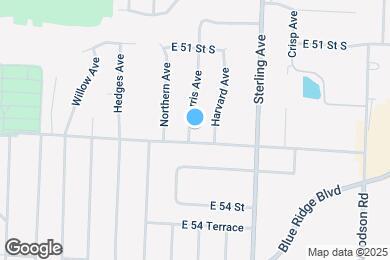 Map image of the property - 5235 Harris Ave