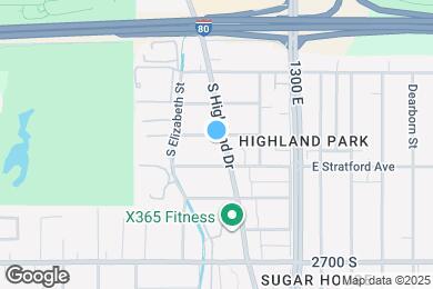 Map image of the property - 2550 Highland Dr