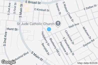 Map image of the property - 423 Blueberry Hill Ln