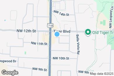 Map image of the property - Villa Apartments Bentonville